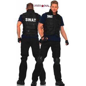 Brand New Adult SWAT COMMANDER 4-Piece Cosplay/Costume Leg Avenue